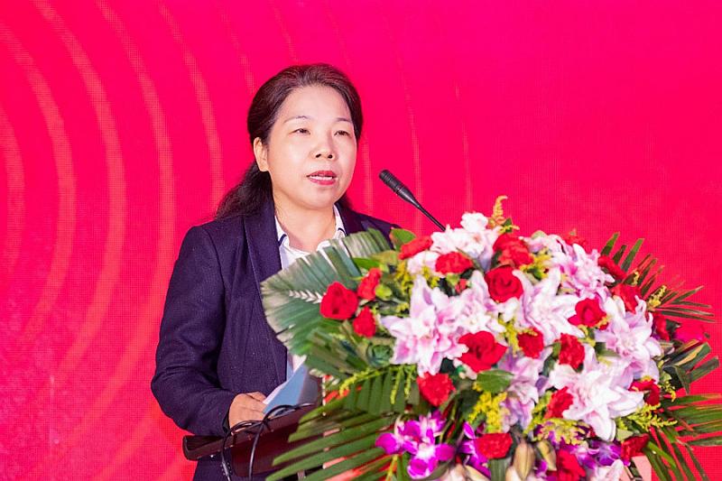 商业发展中心主任刘颖霞致辞